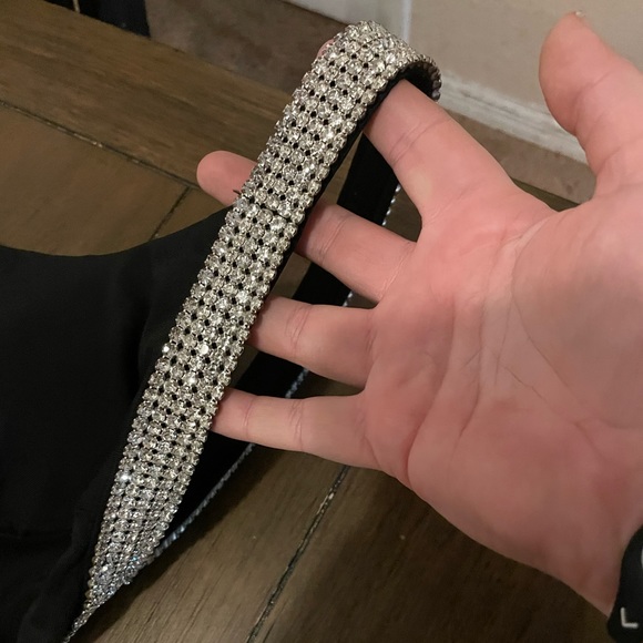 Lillie Rubin Vintage Maxi Evening Gown Rhinestone Collection - Picture 4 of 9